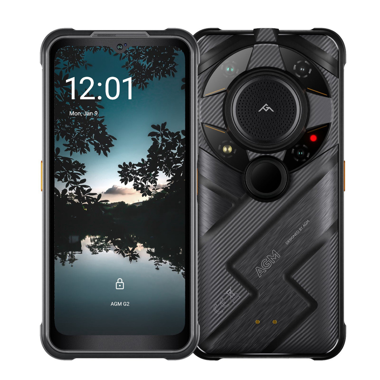 AGM G2 Guardian 5G EU Version Rugged Phone, 500m Thermal Monocular & Infrared Night Vision Camera