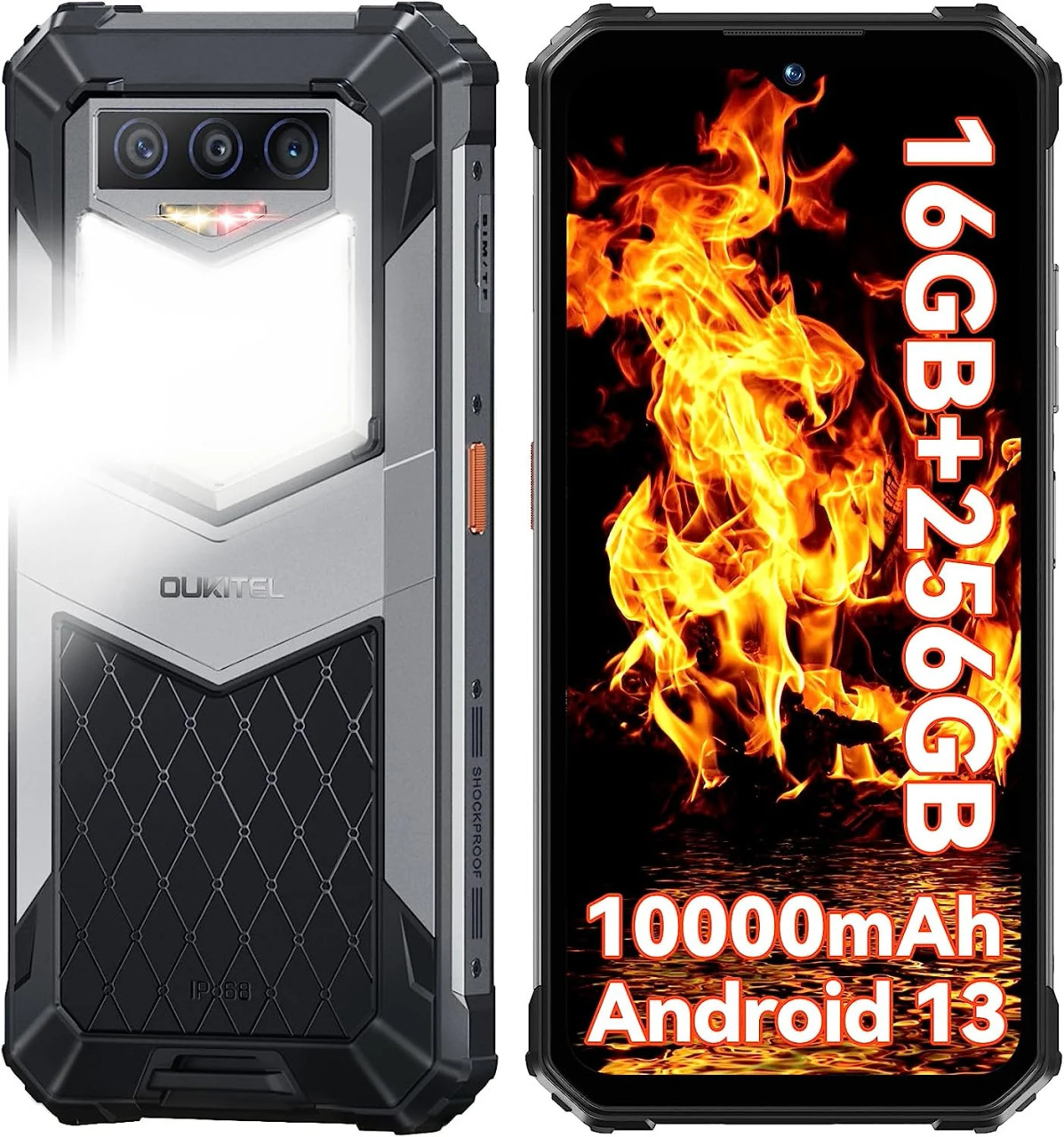 売り切りセールOUKITEL WP26 16GB RAM 256GB ROM OUKITEL WP26 Rugged Phone 16GB+256GB