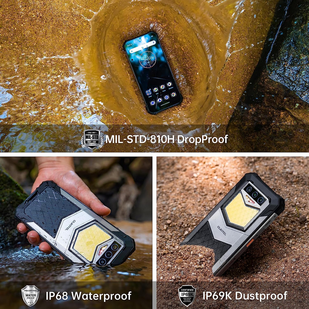 OUKITEL WP26 Rugged Phone 16GB+256GB