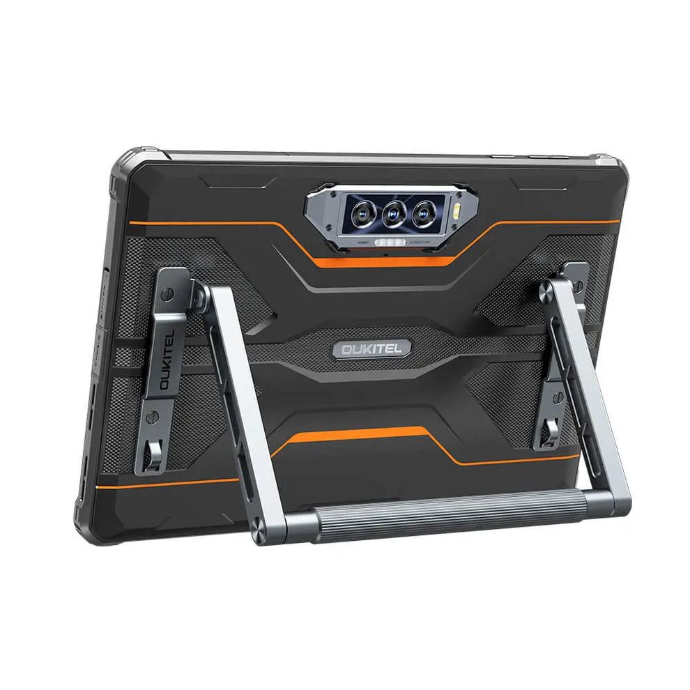 OUKITEL RT8 Rugged Tablet (Stand included) 10.1-inch 2K 20000mAh Battery 48MP Camera Android 14(12GB+256GB)