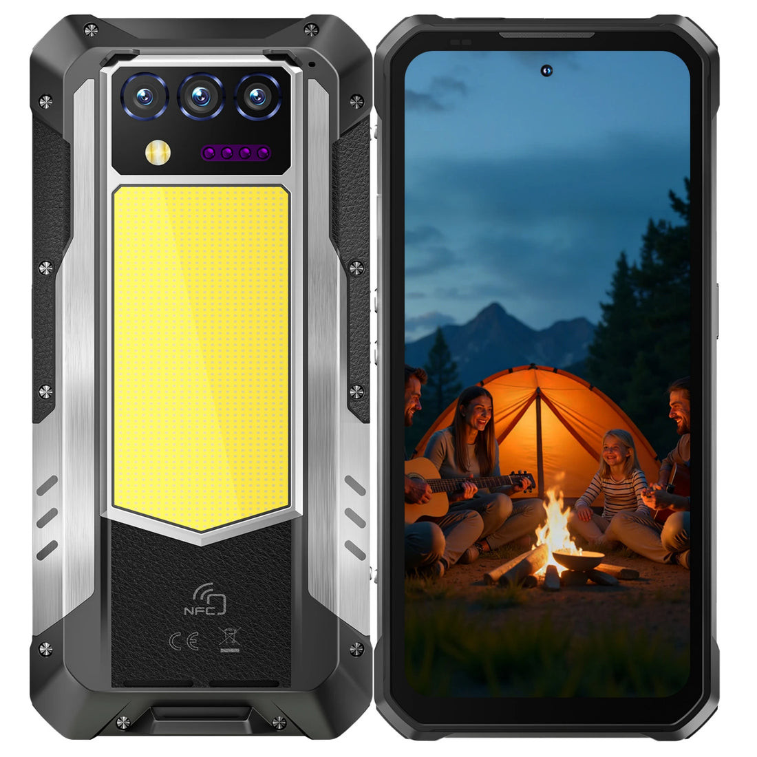 OUKITEL WP100Titan 5G Rugged Phone 6.8-inch 120Hz 33000mAh Camping Light Big Mobile Projection Function