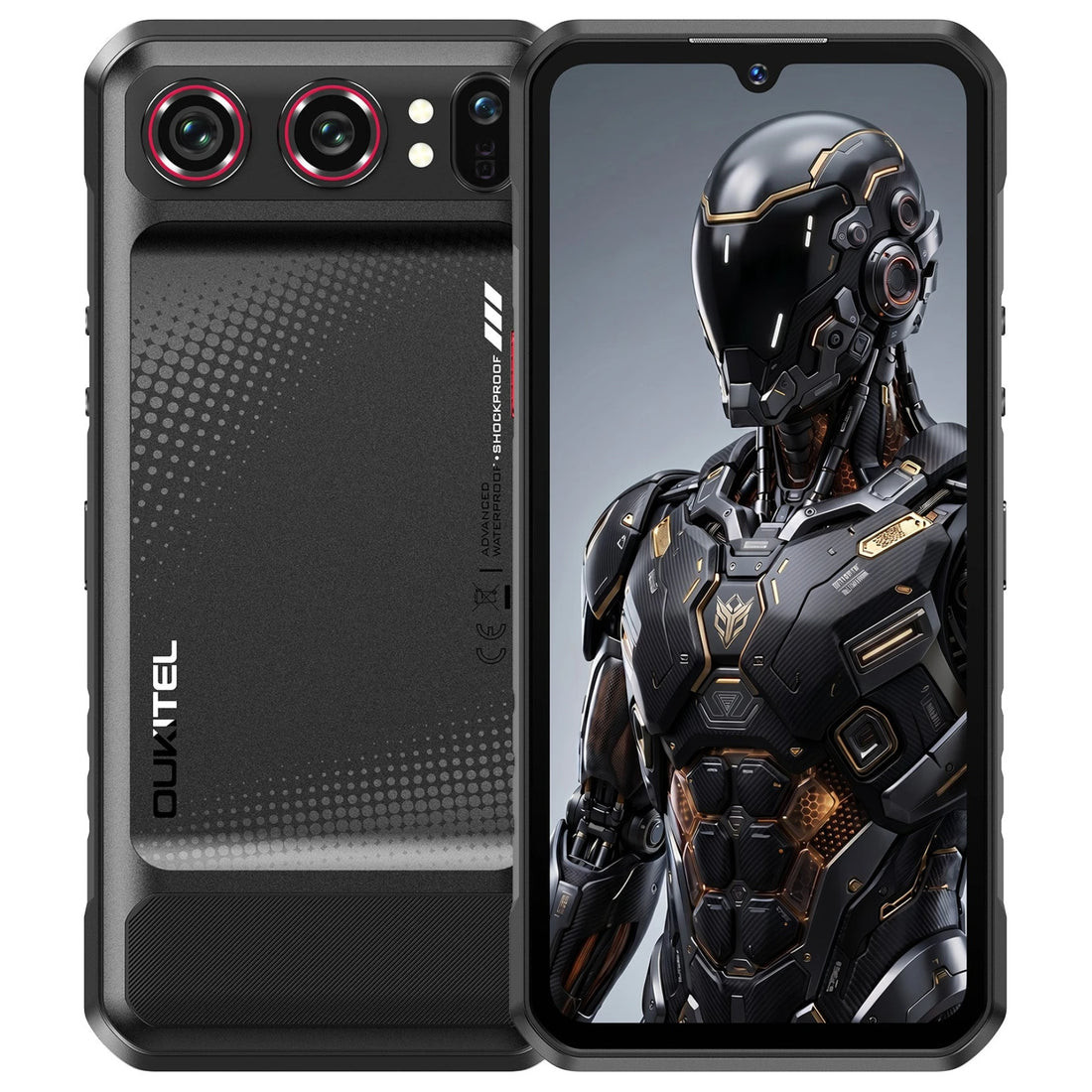 OUKITEL WP68 Air 5G Rugged Phone 6.88'' HD+ Display 8000mAh Battery 64MP Camera Android 16 (12GB+512GB NFC)