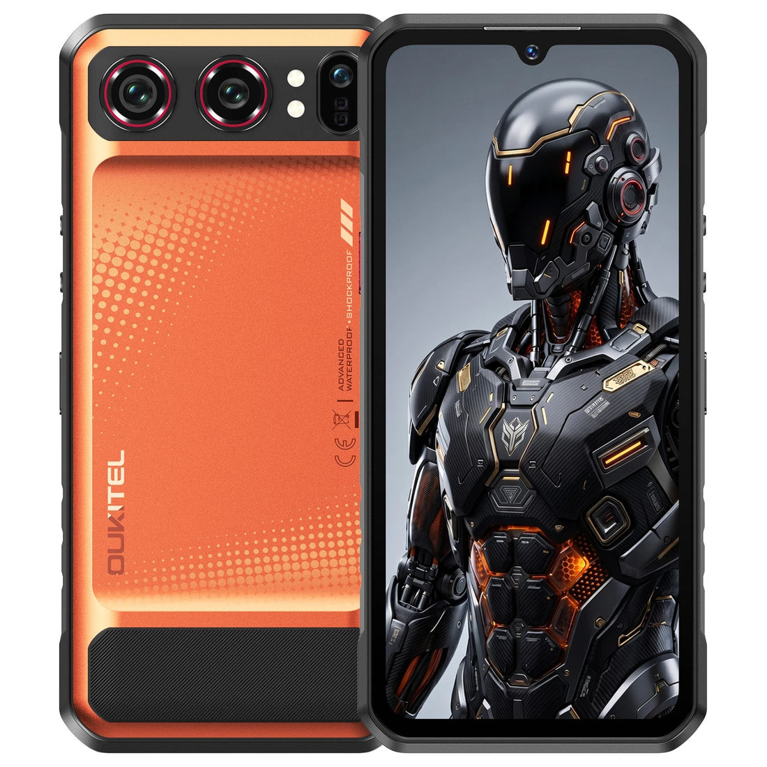 OUKITEL WP68 Air 5G Rugged Phone 6.88'' HD+ Display 8000mAh Battery 64MP Camera Android 16 (12GB+512GB NFC)