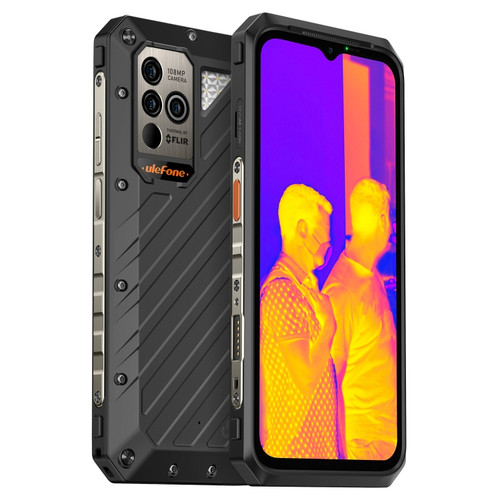 Ulefone Power Armor 19T Rugged Phone, Thermal Imaging Camera, 108MP Camera, 12GB+256GB