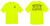 Northshore Support Team Safety  Yellow T-shirt