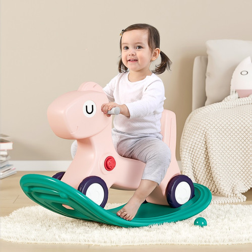Rocking Horse with Sound ( PINK )