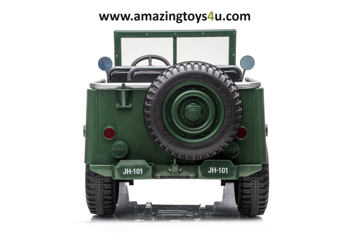 3 SEATER 24V MILITARY JEEP