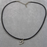 Sterling Bass Cleff on Waxed Cotton Cord