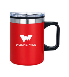 14 oz. Pisa Double Wall Insulated Mug - Screen Print