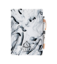 Cambria Ultra-Gloss Marble Notebook with Pen Cambria Ultra-Gloss Marble Notebook with Pen
