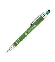 Celena Stylus Soft Touch Promo Pleaser Pen With Maple Leaf Design