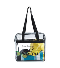 Clear Zippered Tote Clear Zippered Tote