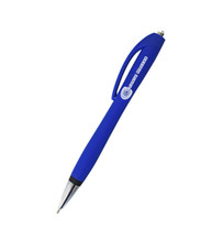 Halcyon™ Rubberized Click Pen - Full colour Imprint