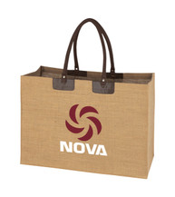 Jumbo Jute Tote Bag