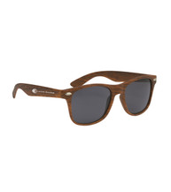 Custom Malibu Sunglasses in Wood Tone