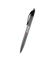 Nico Black Trim Pen - Full Colour Imprint