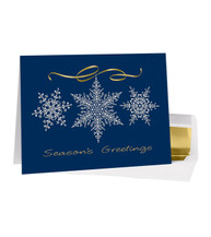 Seasonal Snowflakes Christmas Card