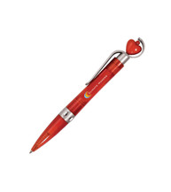 Spinner Heart Pen - Full colour Imprint