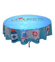 5' Round Table Cover - Full colour Imprint