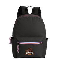 Tri-Colour Zipper Backpack - Full Colour Imprint