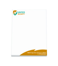 8 1/2 inch x 11 inch Non-Adhesive Scratch Pads - 50 sheets