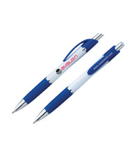 Souvenir® Emblem White Barrel Promotional Pen