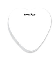 Sticky Note Pads - Heart 3&quot; x 3&quot; (25 sheets)