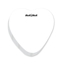 Sticky Note Pads - Heart 3" x 3" (50 sheets)