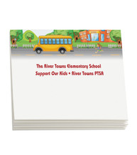 Sticky Note Pads - School Bus 4" x 3" (50 sheets)