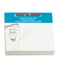 Sticky Note Pads - Happy Tooth 4&quot; x 3&quot; (50 sheets)