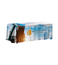 8-ft. Non-Fitted Table Cover Multi-Panel Print, Full Bleed or Custom Fabric Color 8-ft. Non-Fitted Table Cover Multi-Panel Print, Full Bleed or Custom Fabric Color
