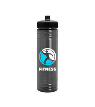 24 oz. Slim Fit UpCycle RPET Bottle With Push-Pull Lid 24 oz. Slim Fit UpCycle RPET Bottle With Push-Pull Lid