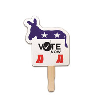 Democrat Donkey Patriotic Hand fan