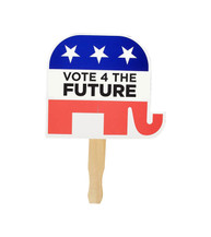 Republican Elephant Patriotic Hand fan