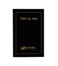 Classic Date Log Planner 2026 Classic Date Log Planner 2026