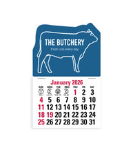 2-Color Stick Up Grid, English (13-Month) Bull 2026 2-Color Stick Up Grid, English (13-Month) Bull 2026