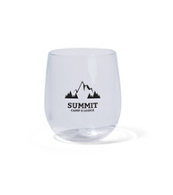 Silipint® Clear Stemless Wine Glass - 12 oz. Silipint® Clear Stemless Wine Glass - 12 oz.