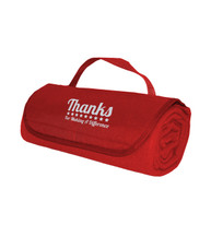 Thanks for Making a Difference Roll up Fleece Blanket