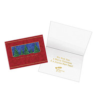 Holiday Trees Starry Night Greeting Card Holiday Trees Starry Night Greeting Card