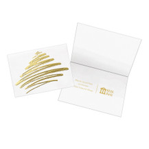 Classic Contemporary Ribbon Tree Card