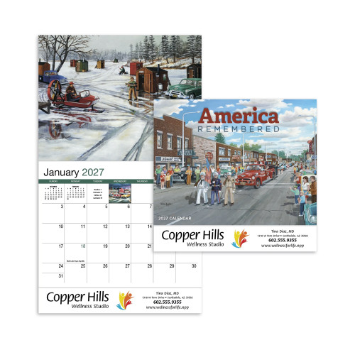 America Remembered Custom Wall Calendar