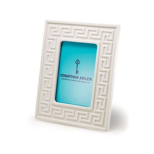 Charade Greek Key 4x6 Frame by Jonathan Adler