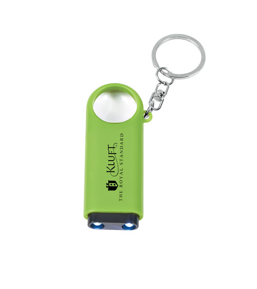 Magnifier And LED Light Key Chain