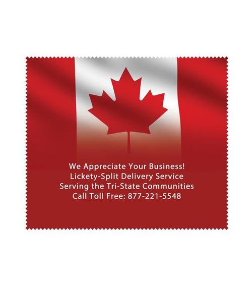 Patriotic Custom Microfiber Cloth Canada