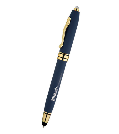 Royale Tech Soft Touch Triple Function Pen