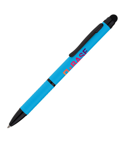 Sector 2 ink Stylus Soft Touch Pen - Full Color Imprint