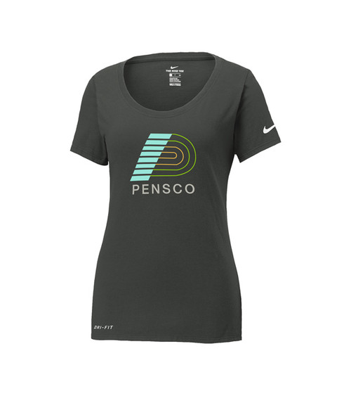 Nike Ladies Dri-FIT Cotton/Poly Scoop Neck Tee