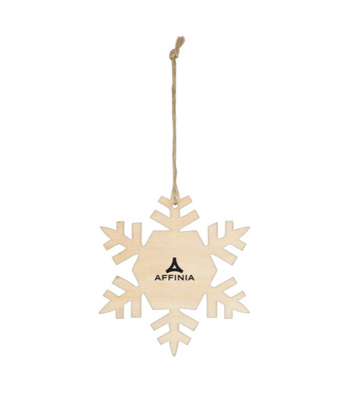 Wood Ornament - Snowflake