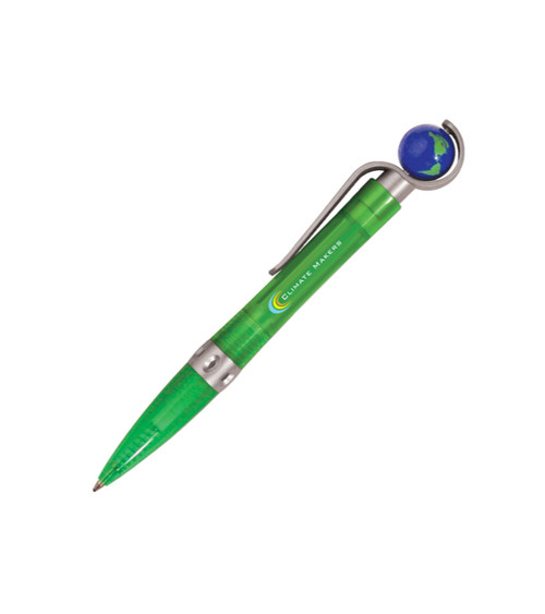 Spinner Globe Pen - Full Color Imprint
