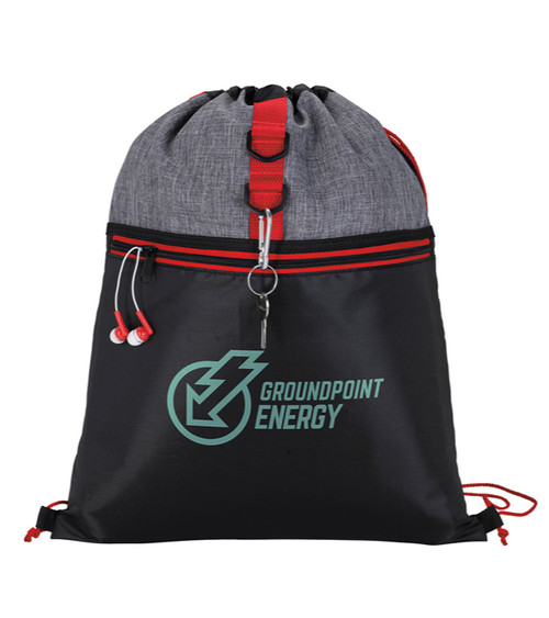 Stand Alone Drawstring Backpack